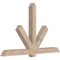 Ekena Millwork Kennewick Smooth Timber Gable Bracket, Douglas Fir, 84"W x 53"H x 5 1/2"D x 5 1/2"F, 15/12 Pitch GBW084X53X0606KEN00SDF - alternate 4